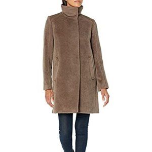 Cole Haan womens Wool Alpaca Blend Topper Coat NWT